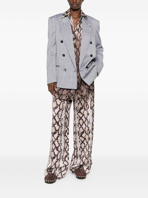 Stella McCartney Wool Double-breasted Jacket Grey