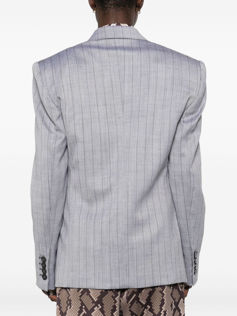 Stella McCartney Wool Double-breasted Jacket Grey