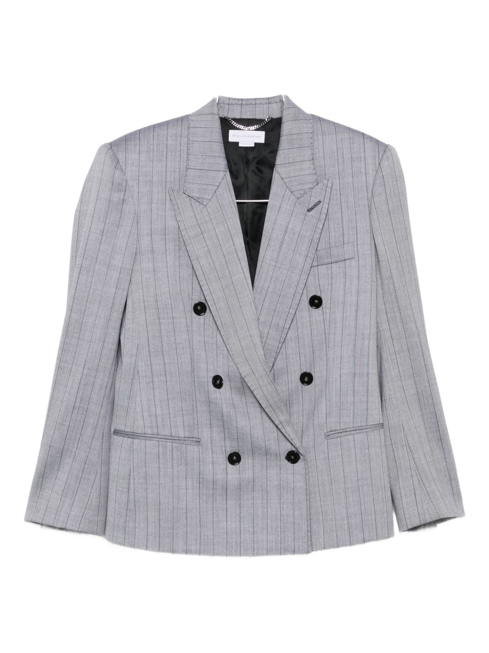 Stella McCartney Wool Double-breasted Jacket Grey