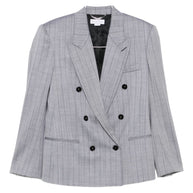 Stella McCartney Wool Double-breasted Jacket Grey
