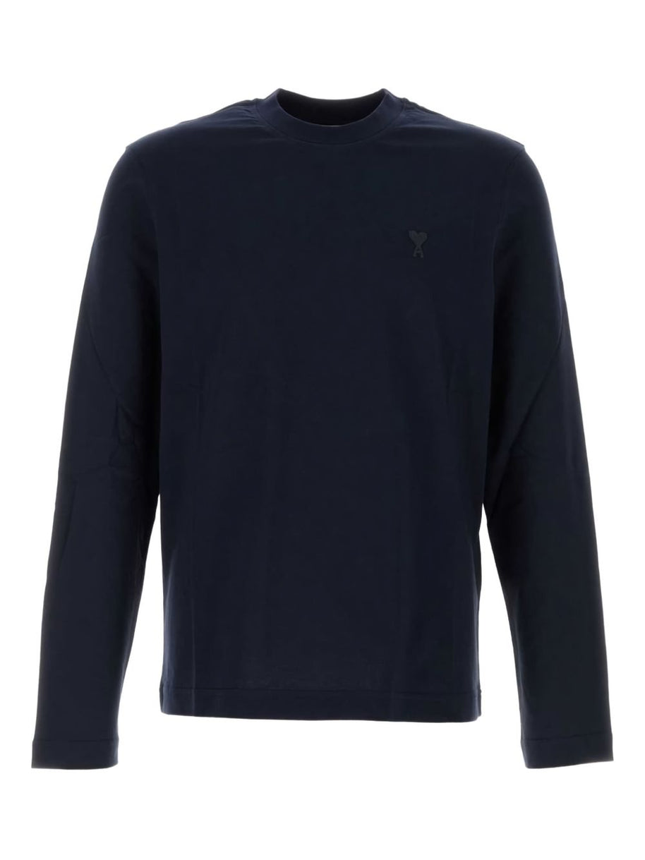 Ami Paris Ami De Couer T-shirt Blue