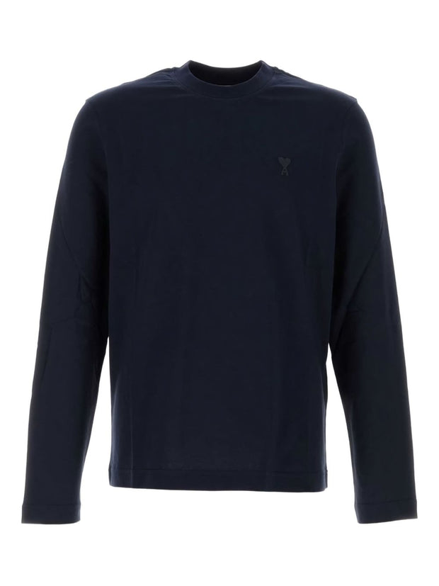 Ami Paris Ami De Couer T-shirt Blue