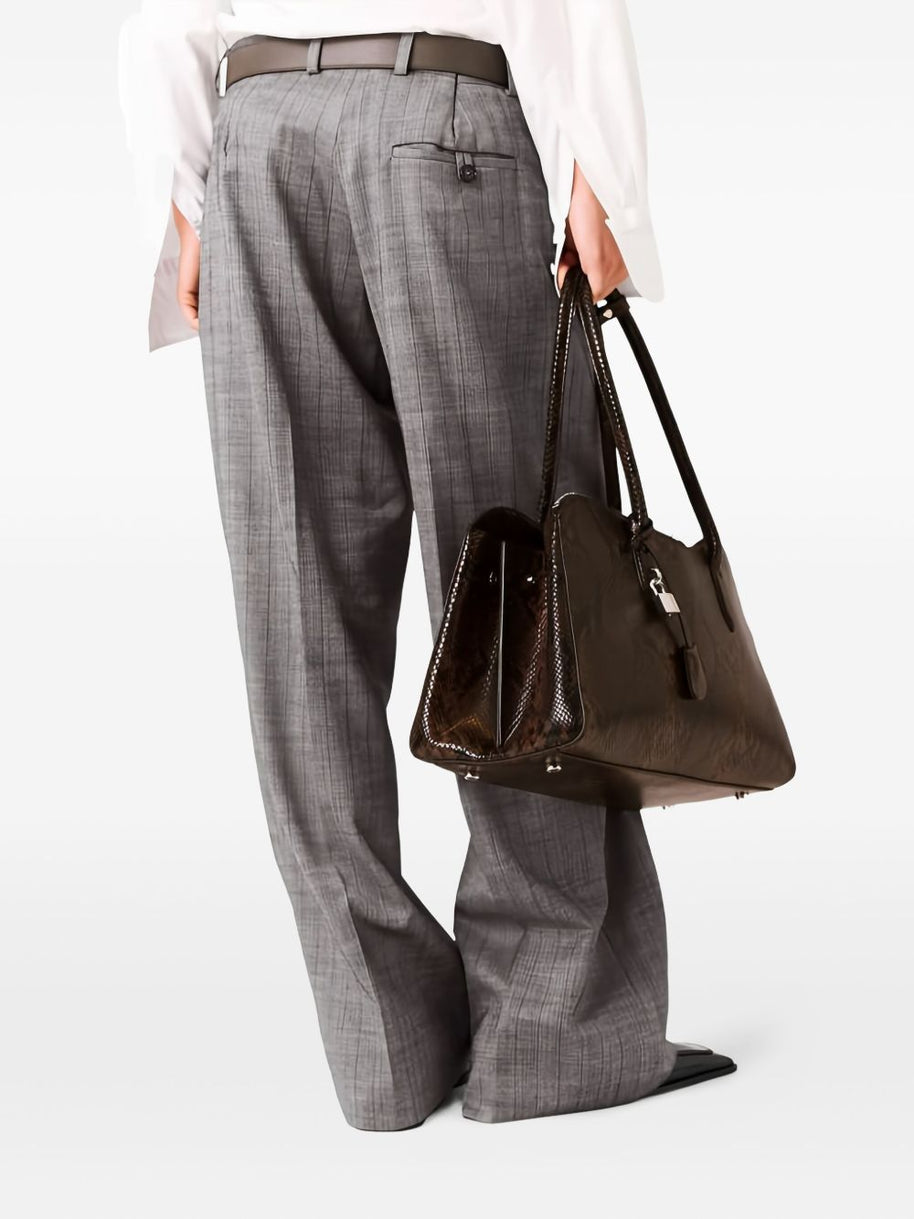Stella McCartney Wool Loose Trousers Grey