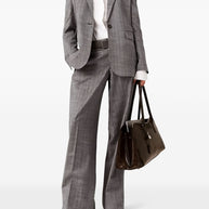 Stella McCartney Wool Loose Trousers Grey