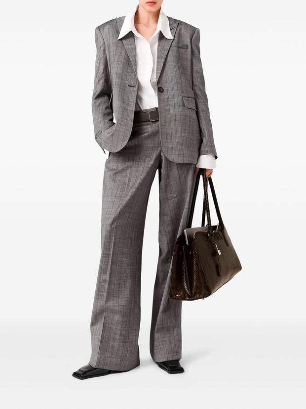 Stella McCartney Wool Loose Trousers Grey