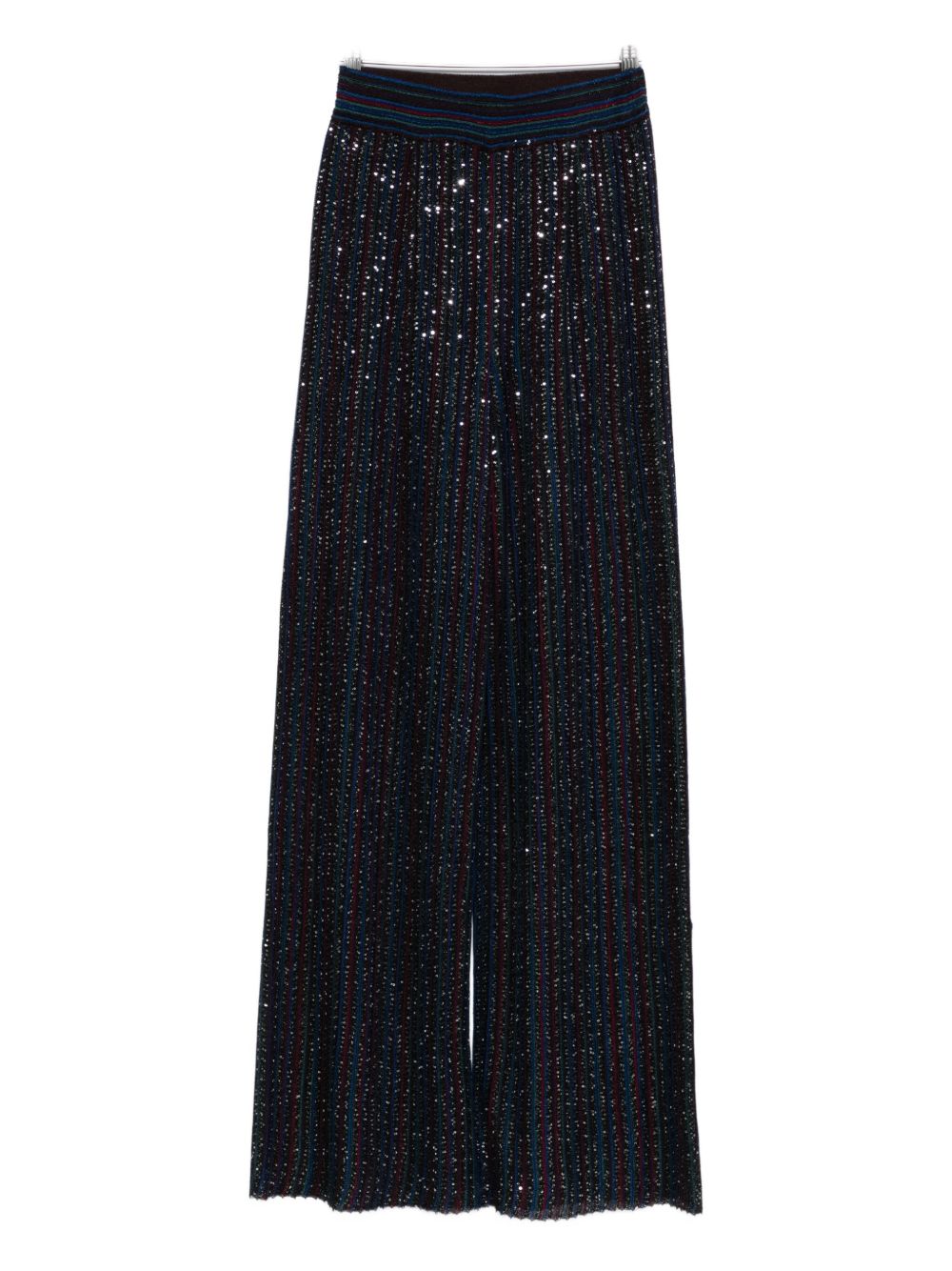 Missoni Sequin Embellished Trousers Blue