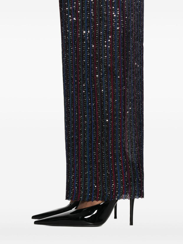 Missoni Sequin Embellished Trousers Blue