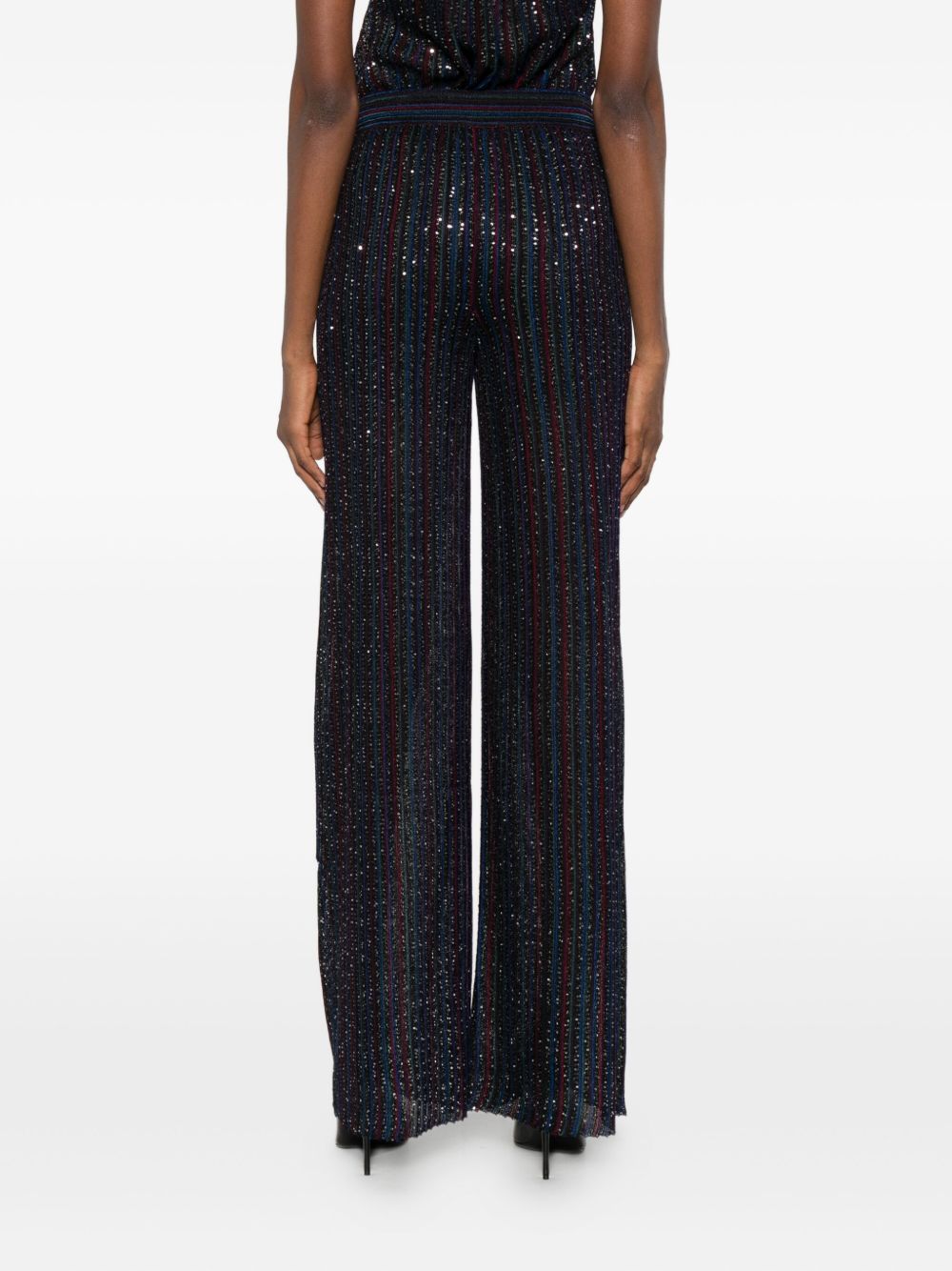 Missoni Sequin Embellished Trousers Blue