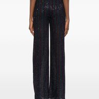 Missoni Sequin Embellished Trousers Blue