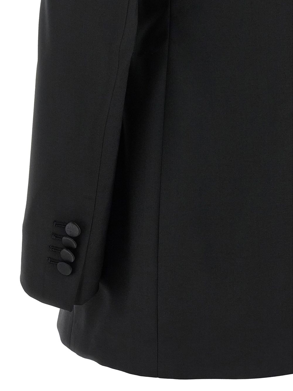 Tagliatore Wool Blend Suit Black