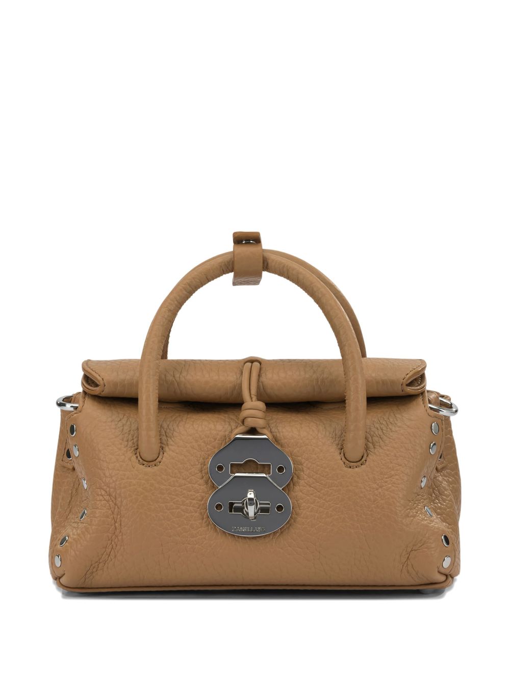 Zanellato Dotta Centauro Baby Small Leather Handbag Brown