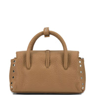 Zanellato Dotta Centauro Baby Small Leather Handbag Brown