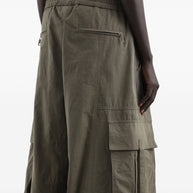 Dolce & Gabbana Cotton Blend Cargo Trousers Green