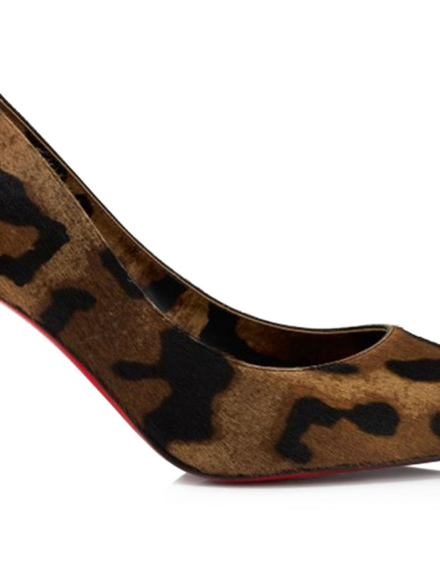 Christian Louboutin Miss Z leather pumps Brown