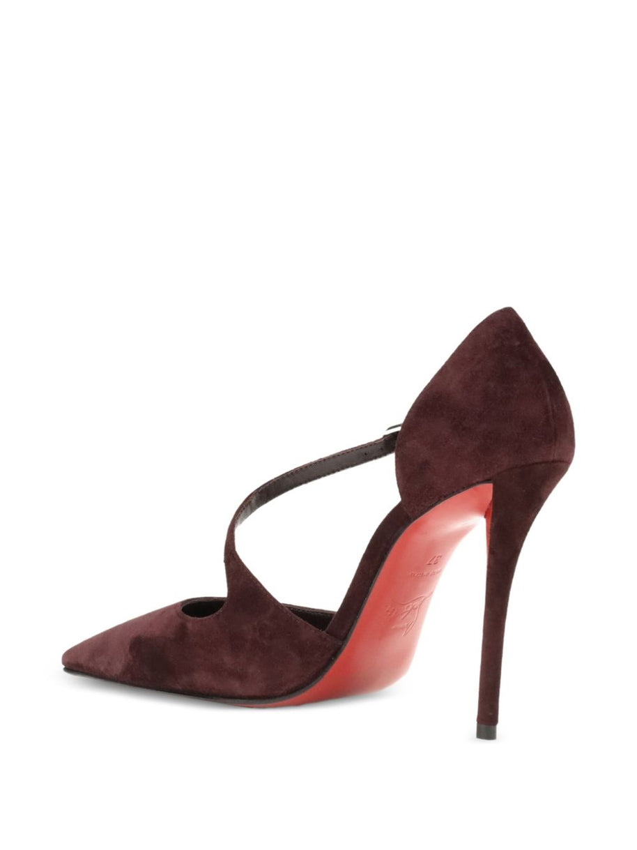 Christian Louboutin Miss Ziggyta Leather Pumps Bordeaux