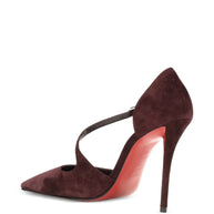 Christian Louboutin Miss Ziggyta Leather Pumps Bordeaux