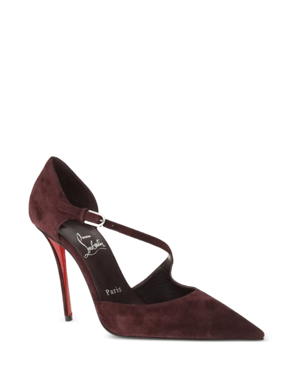 Christian Louboutin Miss Ziggyta Leather Pumps Bordeaux