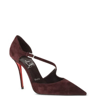 Christian Louboutin Miss Ziggyta Leather Pumps Bordeaux