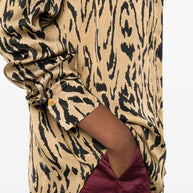 Forte Forte Animal Print Shirt Brown