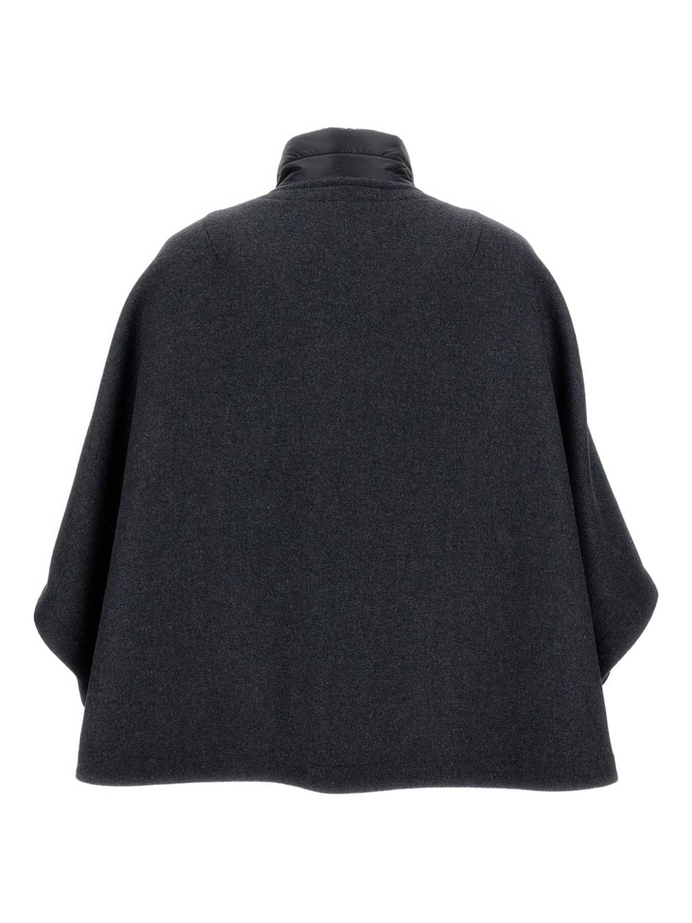 Fay Reversible Cape Jacket Black