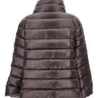 Fay Padded Cape Jacket Brown