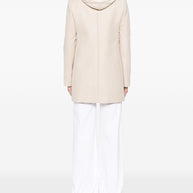 Fay Toggle Wool Coat Ivory