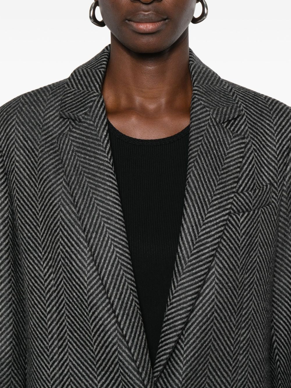 Forte Forte Wool Single-breasted Jacket Grey