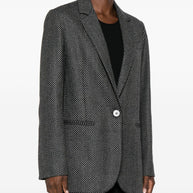 Forte Forte Wool Single-breasted Jacket Grey