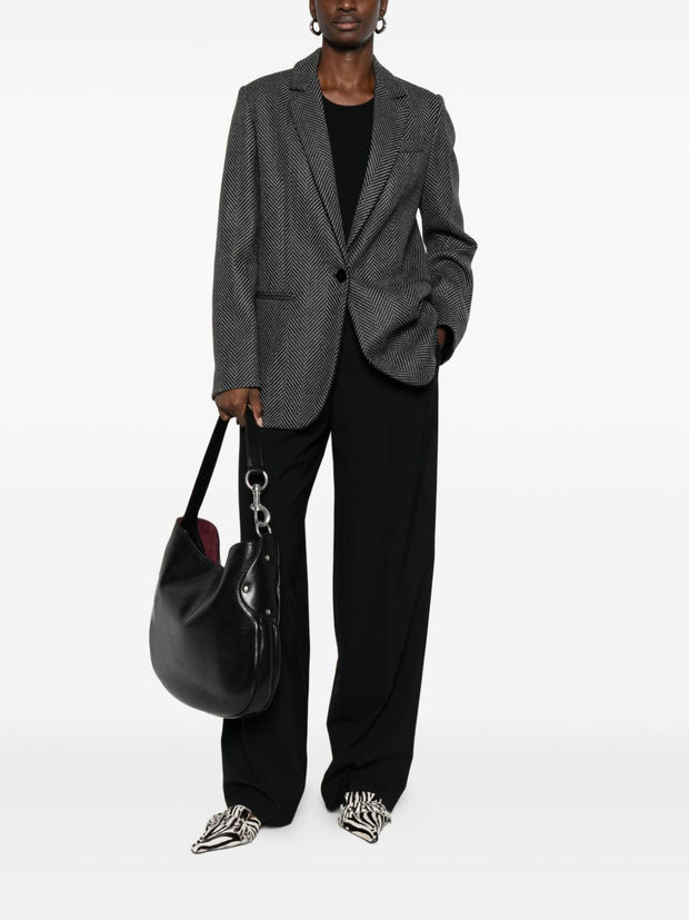 Forte Forte Wool Single-breasted Jacket Grey