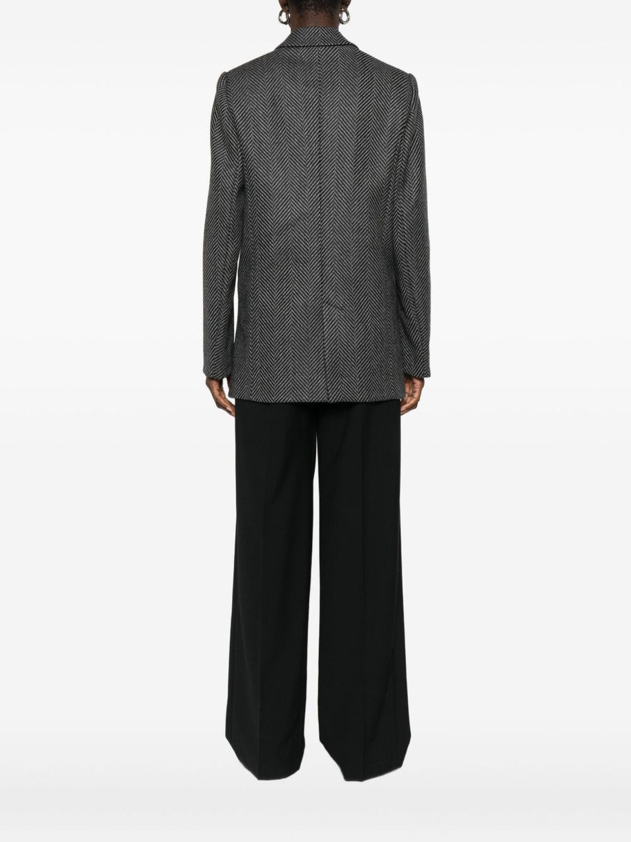 Forte Forte Wool Single-breasted Jacket Grey