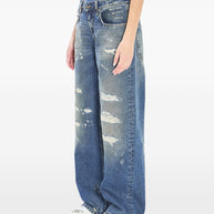 Dolce & Gabbana Double Waist Jeans Blue
