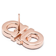 Ferragamo Ganci Crystal Earrings Golden