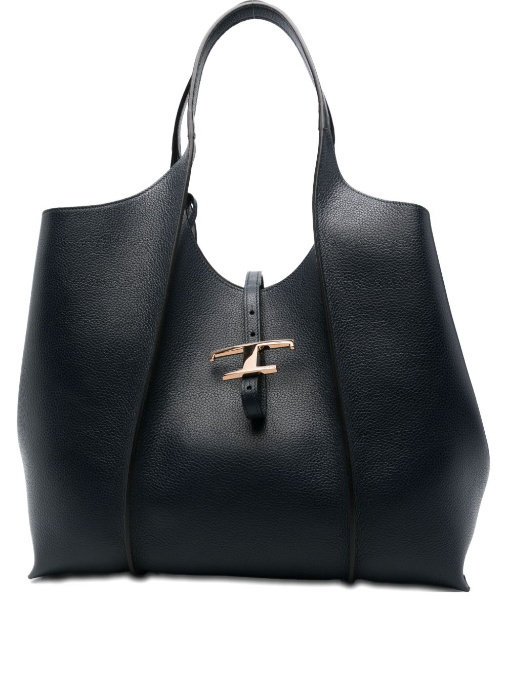 Tod's Medium Leather Tote Bag Blue