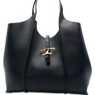 Tod's Medium Leather Tote Bag Blue