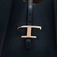 Tod's Medium Leather Tote Bag Blue