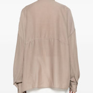 Brunello Cucinelli V-neck Blouse Camel