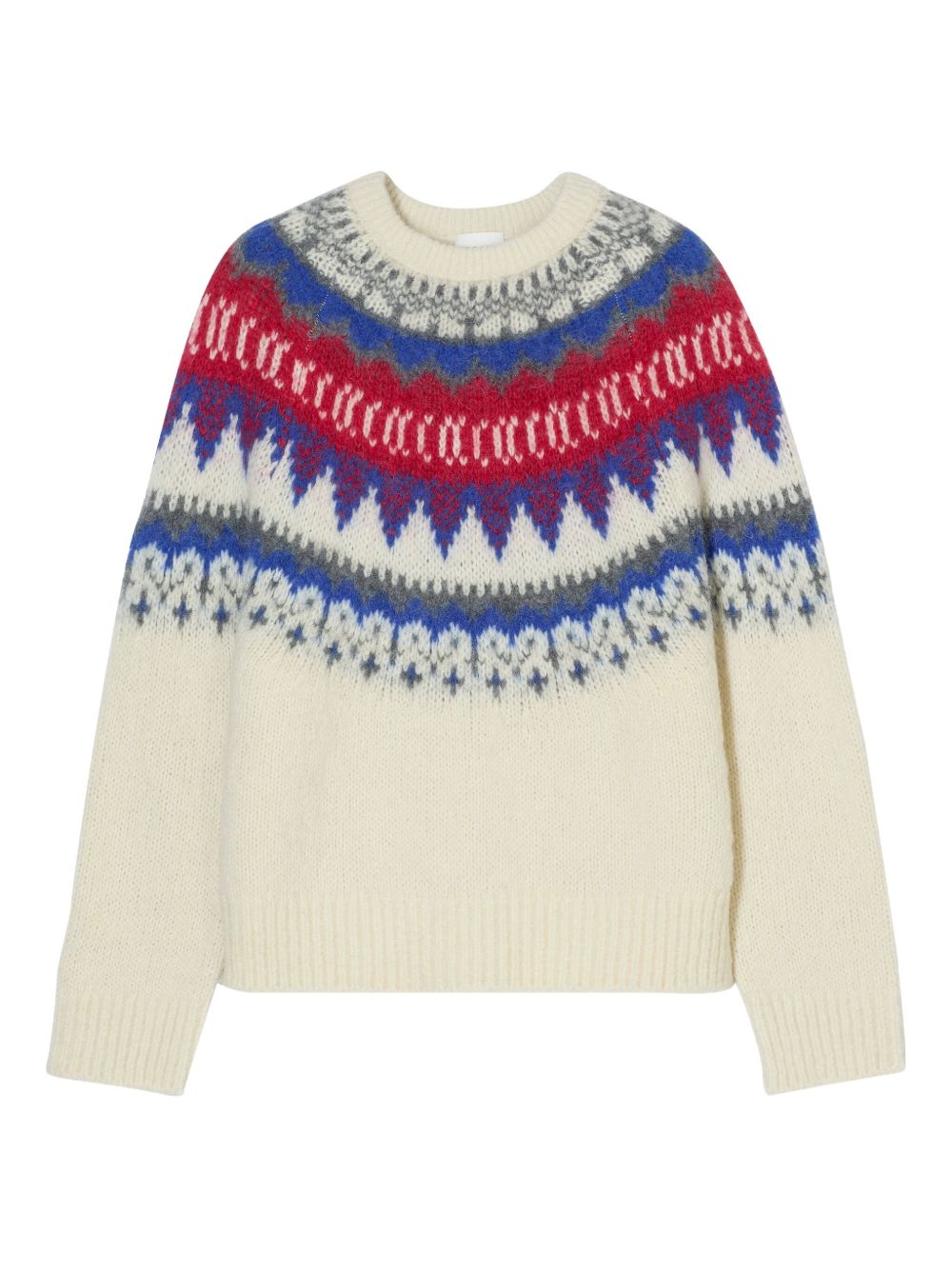 Closed Wool Crewneck Jumper Ivory