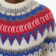 Closed Wool Crewneck Jumper Ivory