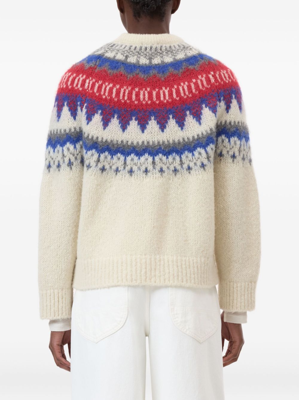 Closed Wool Crewneck Jumper Ivory