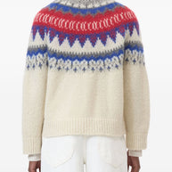 Closed Wool Crewneck Jumper Ivory
