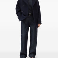 Closed Wool Caban Jacket Blue
