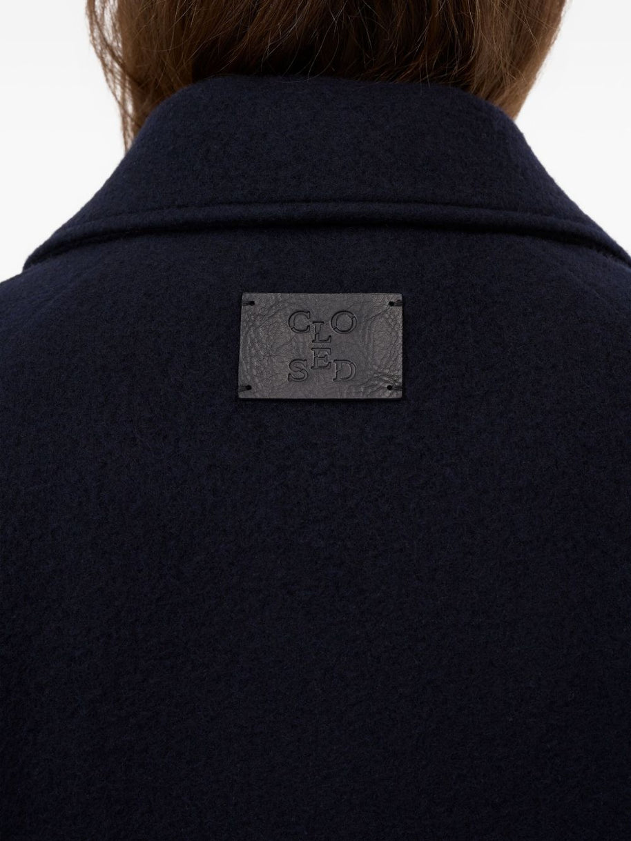 Closed Wool Caban Jacket Blue