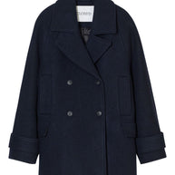 Closed Wool Caban Jacket Blue