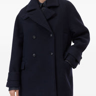 Closed Wool Caban Jacket Blue