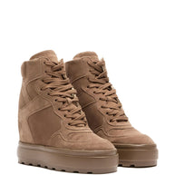 Casadei Platform Boots Beige