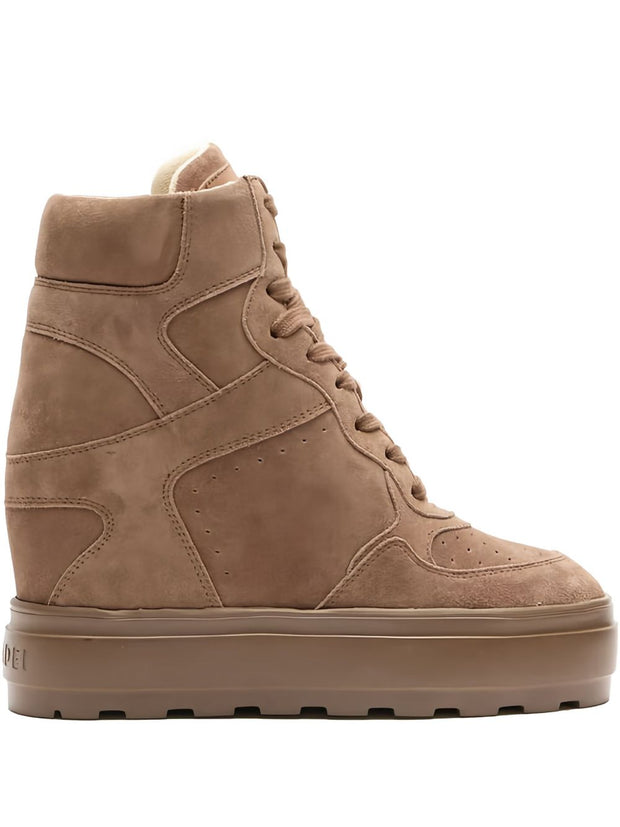 Casadei Platform Boots Beige