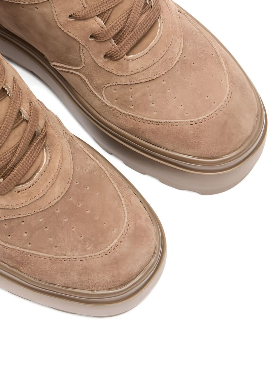 Casadei Platform Boots Beige