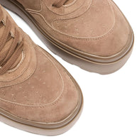 Casadei Platform Boots Beige