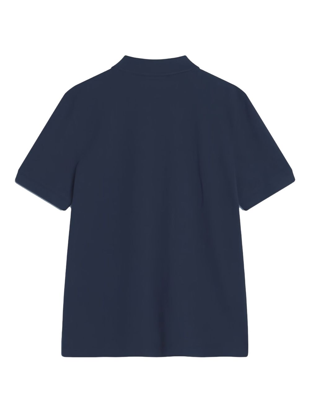 Maison Kitsuné MAISON KITSUNE' Fox Head Cotton Polo Shirt Blue
