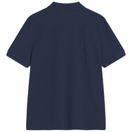 Maison Kitsuné MAISON KITSUNE' Fox Head Cotton Polo Shirt Blue